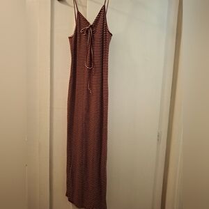 Strped Midi Dress